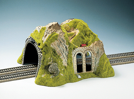 Tunnels -- Double-Track, Straight - 11-13/16 x 11 x 6-11/16"  30 x 28 x 17cm