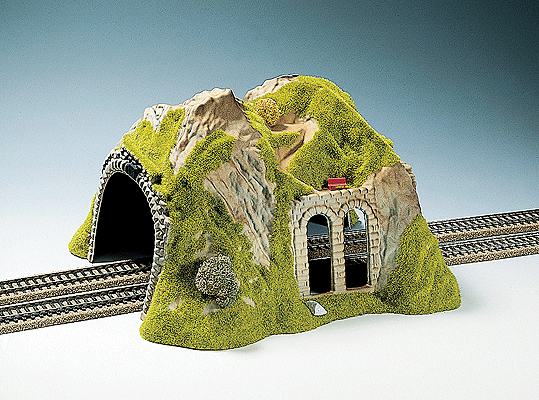 Tunnels -- Double-Track, Straight - 11-13/16 x 11 x 6-11/16"  30 x 28 x 17cm