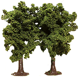 Autumn Trees -- 3-1/8 - 3-15/16"  8 - 10cm pkg(7)-1