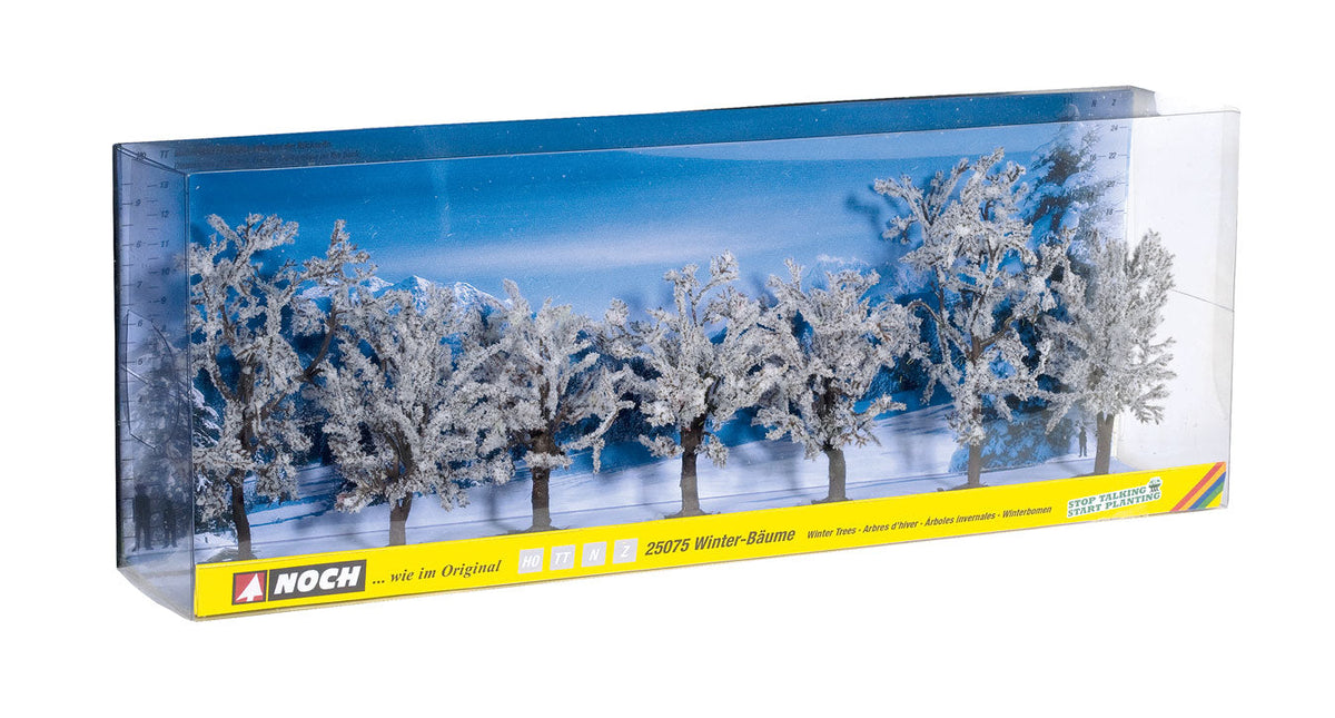 Winter Deciduous Trees w/Snow -- 3-1/8 TO 3-15/16"  7.9 to 10cm pkg(7)-2