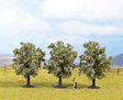 Multi-Tree Packs -- Fruit w/White Blossoms 3-1/8"  8cm pkg(3)