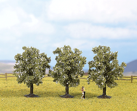 Multi-Tree Packs -- Fruit w/White Blossoms 3-1/8"  8cm pkg(3)