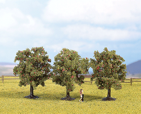 Multi-Tree Packs -- Apple Green 3-1/8"  8cm pkg(3)
