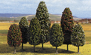 Tree Assortment -- Spring Trees 3-5/8-6"  9-15cmm Tall pkg(25)