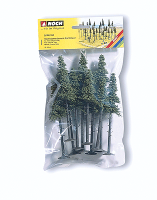 Fir Trees -- 130 - 180mm, 2.3 - 5.1" pkg(10)