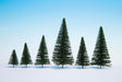 Fir Trees w/Planting Pin Base -- 2 - 5-1/2"  5-14cm Tall pkg(50)