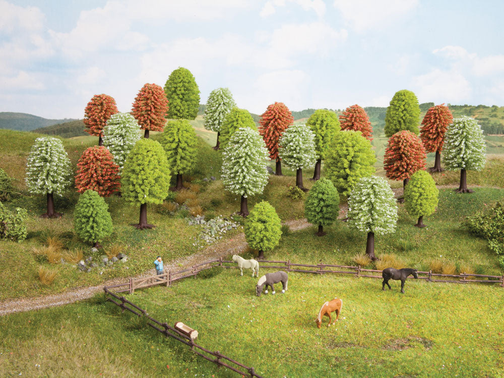 Spring Deciduous Trees -- 2 - 3-9/16"  5-9cm Tall pkg(10)