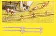 Field Fence -- 2-1/4 x 1/4"  5.8cm x .7cm pkg(18)