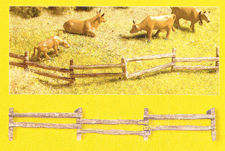 Uneven Field Fence - Kit -- 12 Pieces, Total Length: 26"  66cm