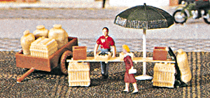 Working people -- Fruit stand