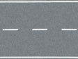 Flexible Pavement -- Highway (gray) 40 x 1-19/32"  100 x 4cm