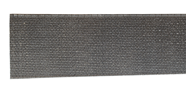 Wall, Extra Long - Gray Brick -- 15-19/32 x 2-15/16"  39.6 x 7.4cm