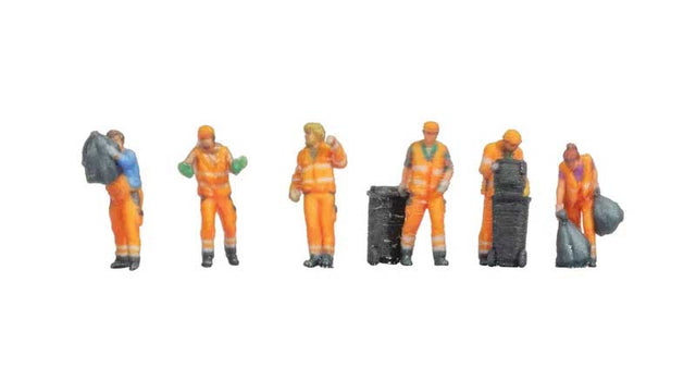 Waste/Garbage Collectors - Color 3D Print -- pkg(6)