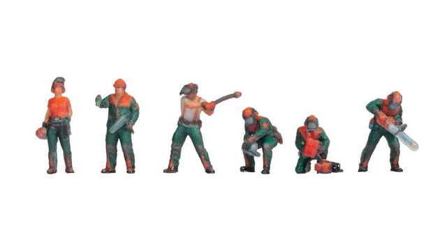 Forest Workers - Color 3D Print -- pkg(6)