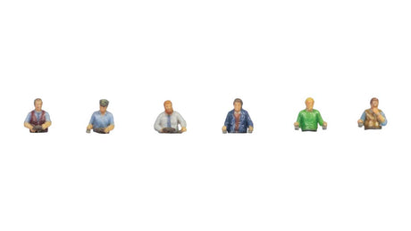 Electric Locomotive Crew/Engine Drivers - Color 3D Print -- pkg(6)