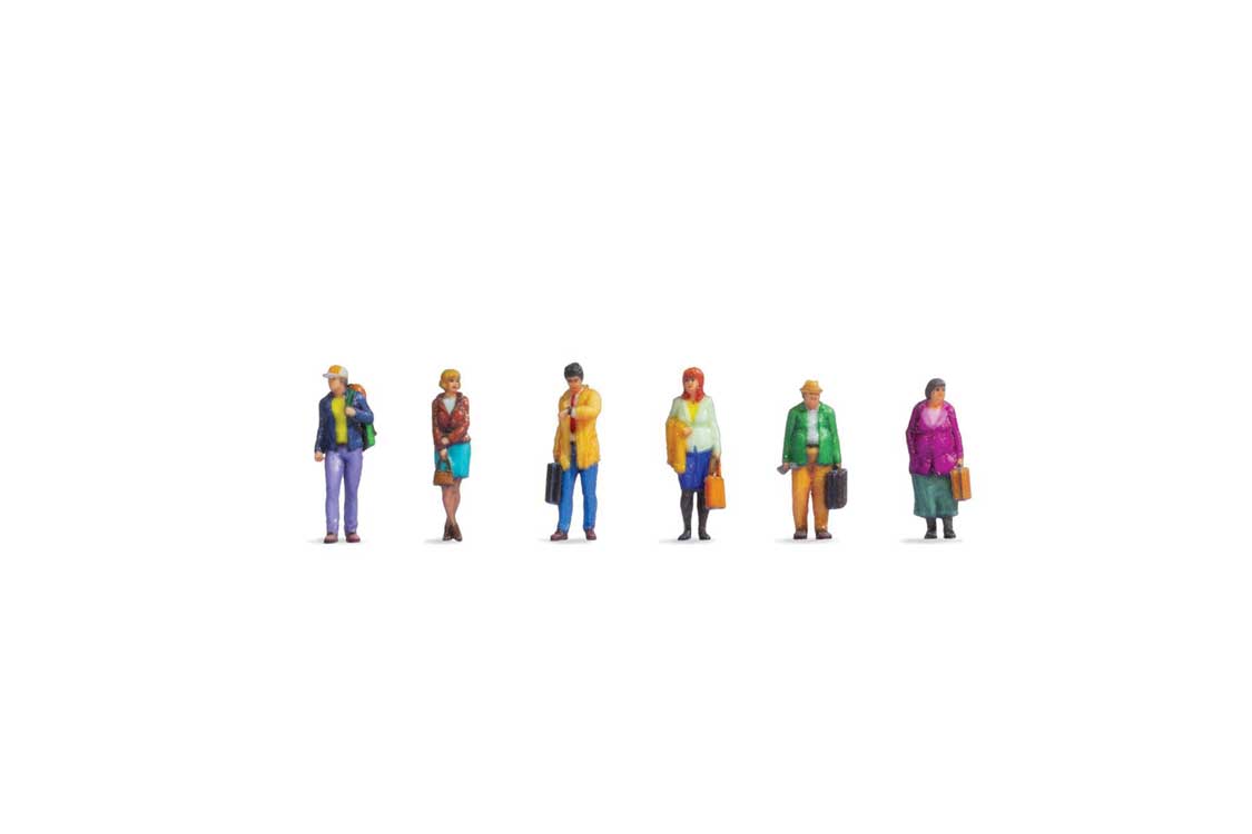 Travelers with Luggage -- pkg(6)