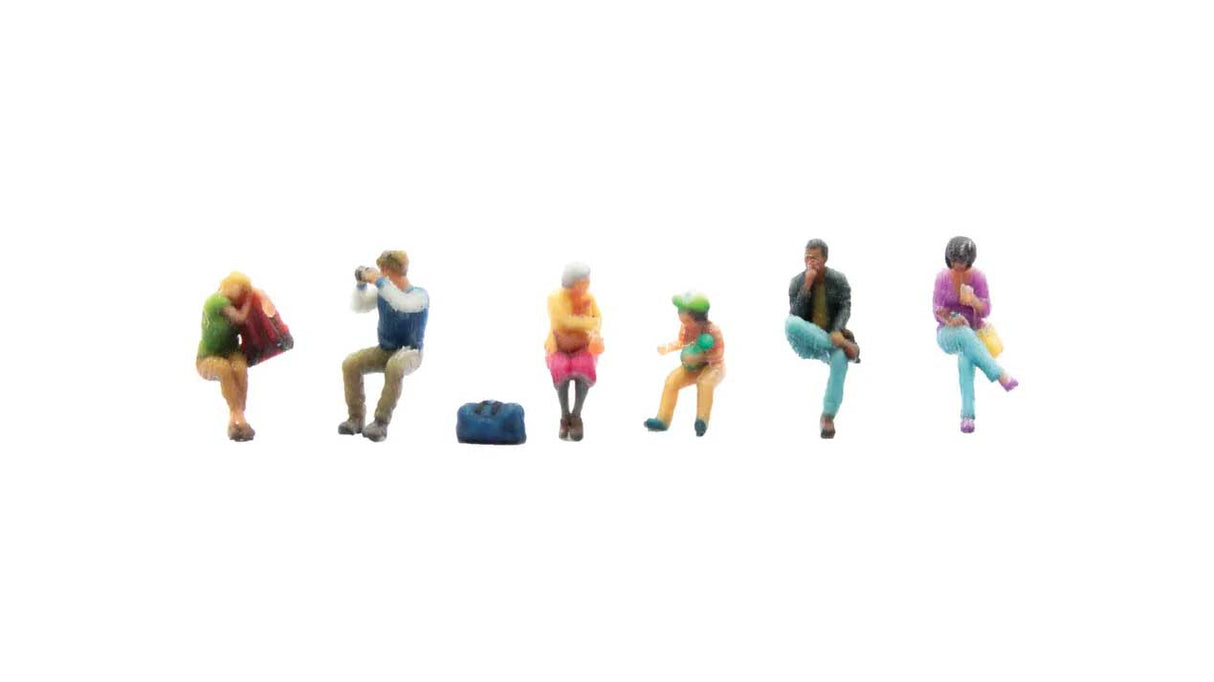 Sitting Passengers - Color 3D Print -- pkg(6)