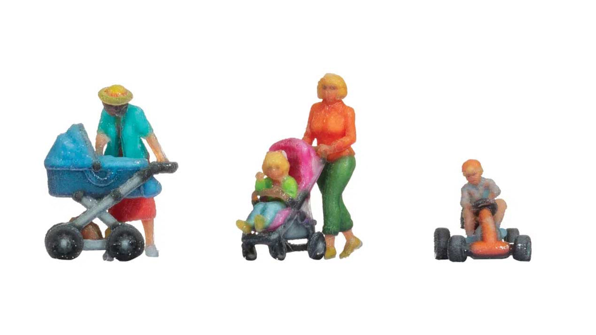 Mothers with Children - Color 3D Print -- pkg(6)
