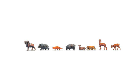 Forest Animals - Color 3D Print -- pkg(8)-2