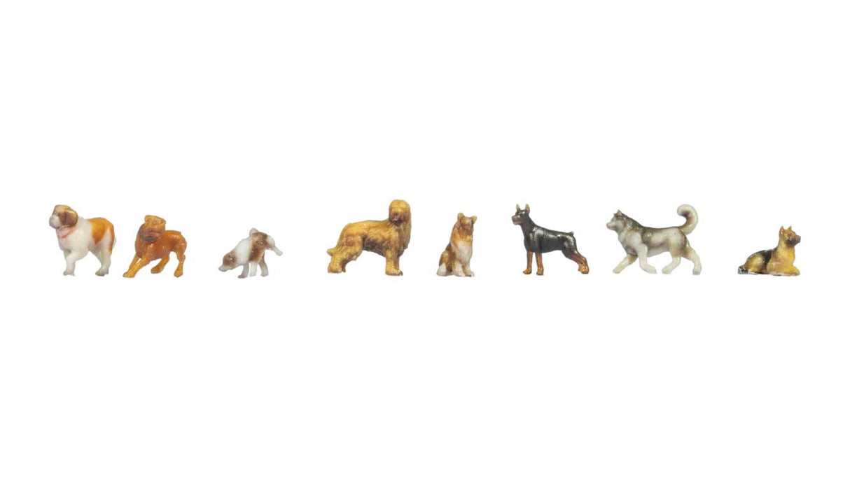 Dogs - Color 3D Print -- pkg(8)