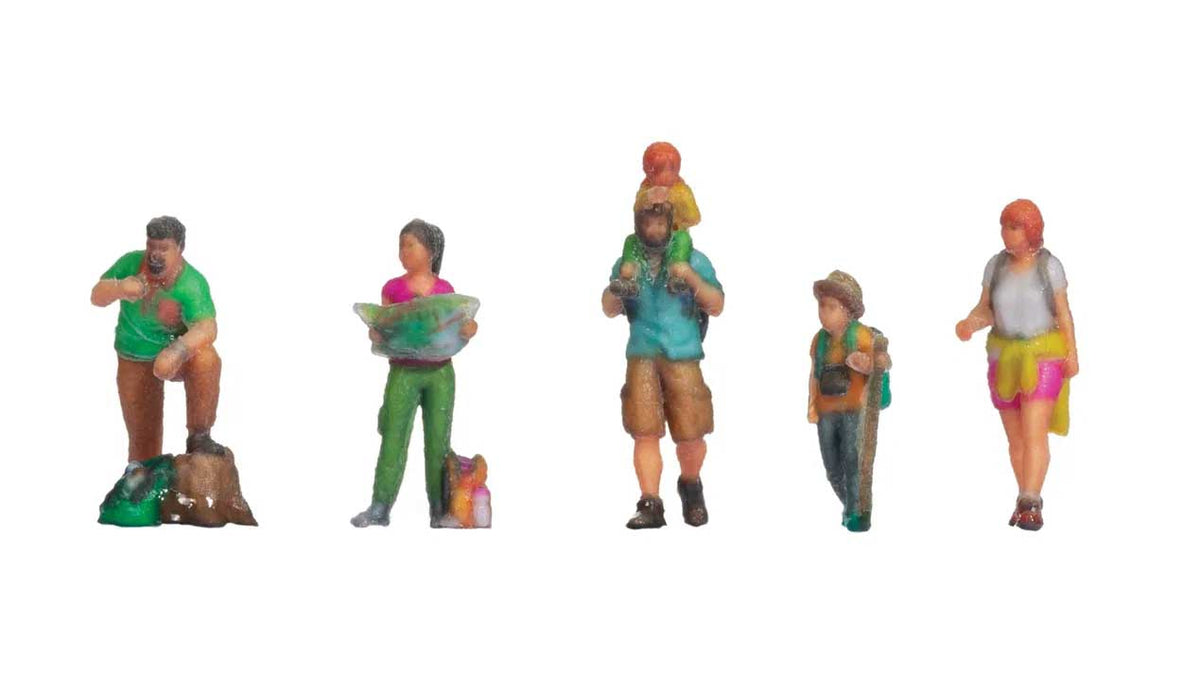 Hikers - Color 3D Print -- pkg(5)