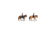 Mounted Police -- 2 Officers on 2 Horses