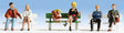 Seated People -- Set #1 pkg(6)