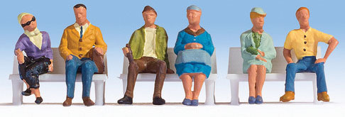 Seated People -- Set #2 pkg(6)