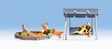 Parents & Children w/Sandbox & Swing -- pkg(5)