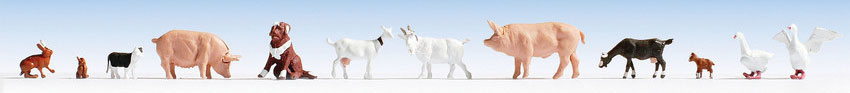 Small Farm Animal Set -- pkg(10)
