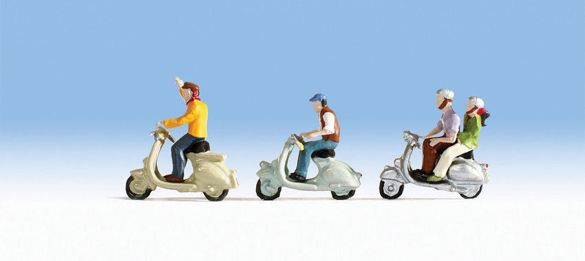 Scooters w/Riders-2