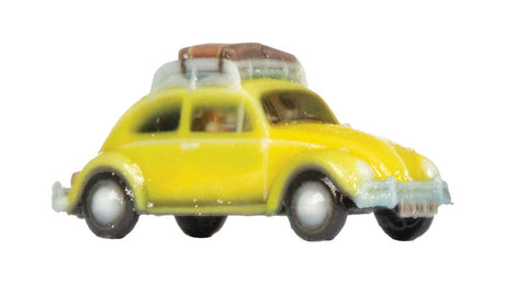 1960s Volkswagen Beetle - Color 3D Print -- Yellow