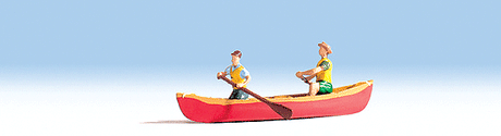 Canoe with 2 Figures