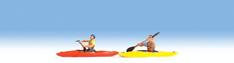 Kayaks w/Kayakers - Assembled -- pkg(2)