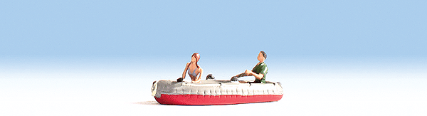 Dinghy with 2 Figures