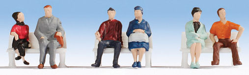 Economy Seated People -- Set #1 pkg(6)