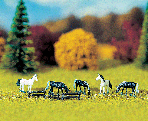 Animals -- Horses & Fence