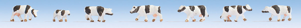 Cows -- Black, White pkg(7)