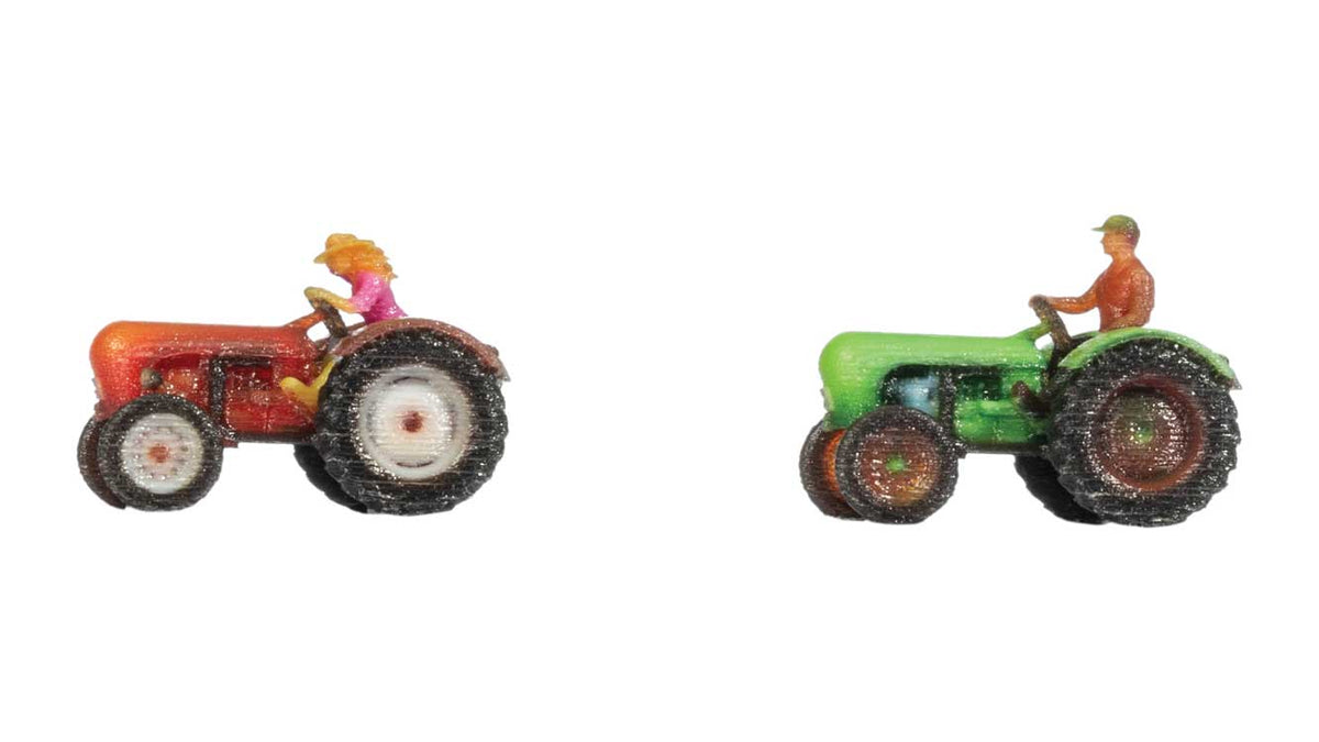 Trabant 601 2-Pack - Color 3D Print -- 1 Each: Blue, Green