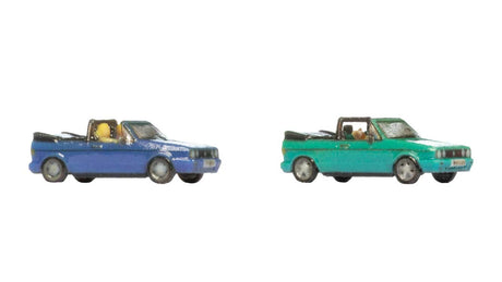 Volkswagen Golf 1 Convertible  2-Pack - Color 3D Print -- 1 Each: Blue, Green