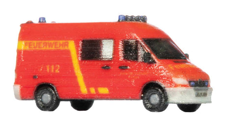 Mercedes-Benz Sprinter Ambulance - Color 3D Print -- Fire Department (red, yellow, white, German Lettering)