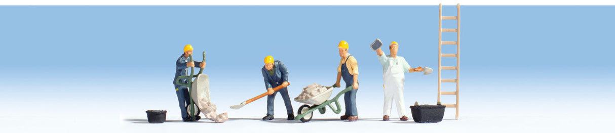 Masons/Bricklayers -- 4 Workers w/Accessories