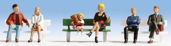 Seated People -- Set #1 pkg(6)