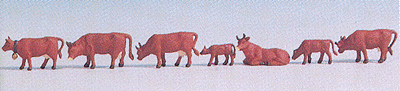 Animals -- Cows (brown)