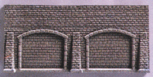 Stone Arcade Wall -- 23.5x12.5cm