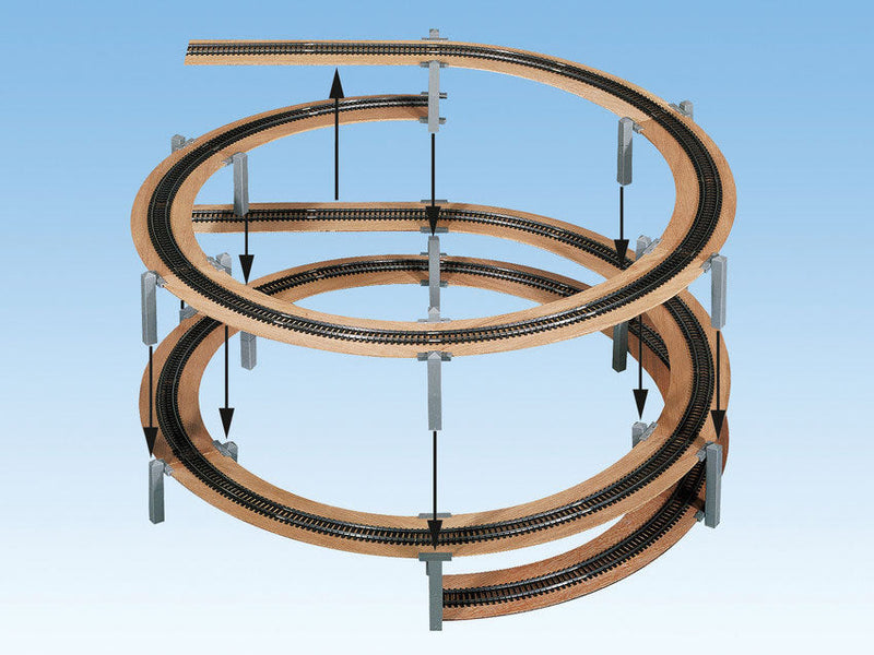 Standard Helix -- Double Track  1-1/2 Circle (Suitable For Marklin C)