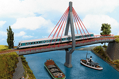 Pylon Suspension Bridge -- 14-1/2"  36cm