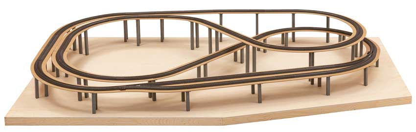 Andreastal Layout Kit - Easy Track -- Includes Subroadbed and Supports for 82-11/16 x 47-1/4" 210 x 120cm Layout-1