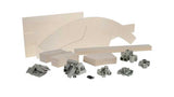 Martinstadt Layout Kit for European Sectional Track -- Wood Subroadbed w/Risers Only 43-5/16 x 25-3/16 x 3-15/16" 110 x 64 x 10cm-2
