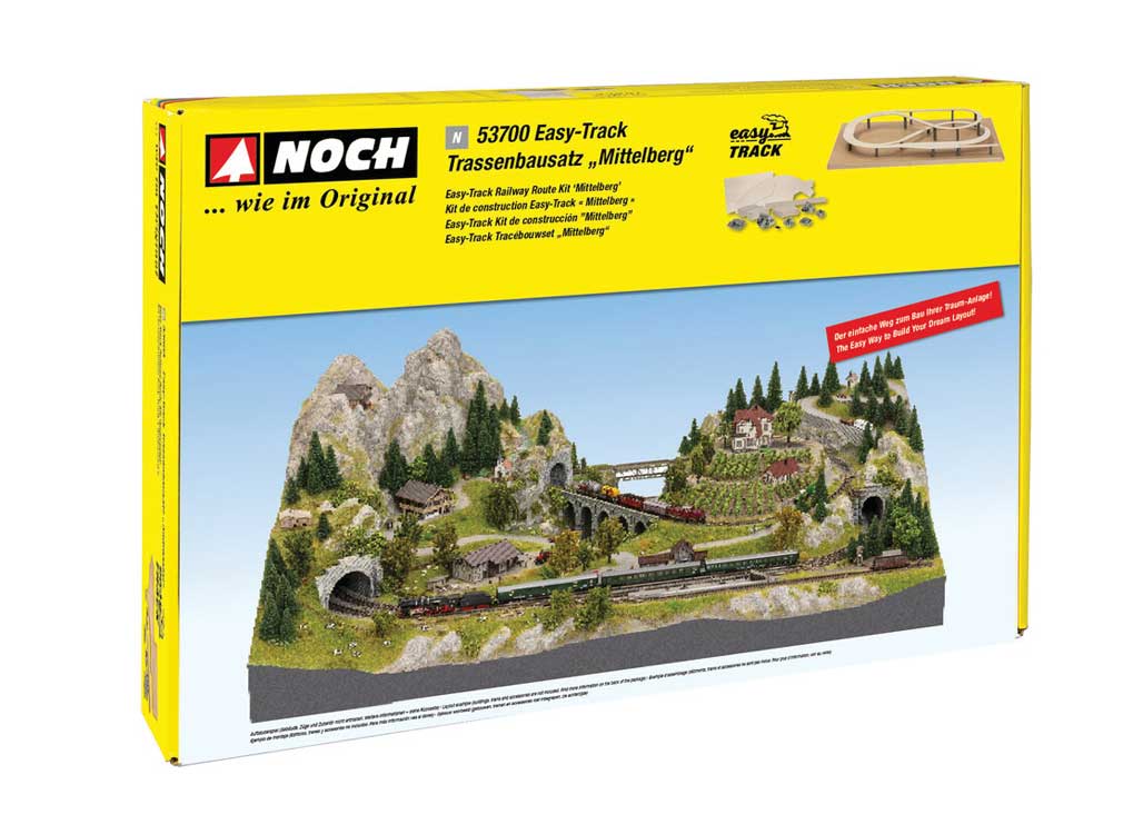 Martinstadt Layout Kit for European Sectional Track -- Wood Subroadbed w/Risers Only 43-5/16 x 25-3/16 x 3-15/16" 110 x 64 x 10cm-4